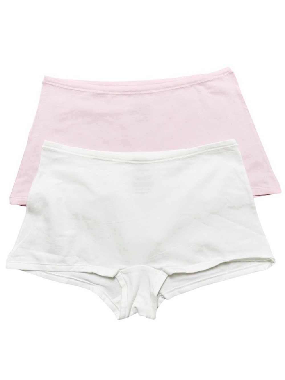 NWOT Quince Women’s Cotton Stretch Shorts in Pink & White